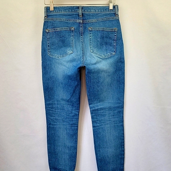 Everlane High Rise Skinny Ankle  Jeans Light Wash Size 27 - Picture 5 of 14